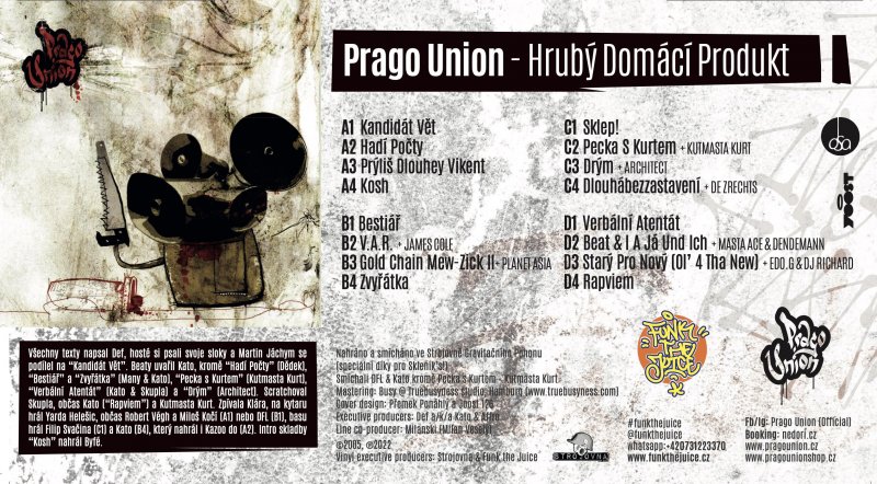 2 kusy - Vinyl Hrubý domácí produkt | Fanshop Prago Union